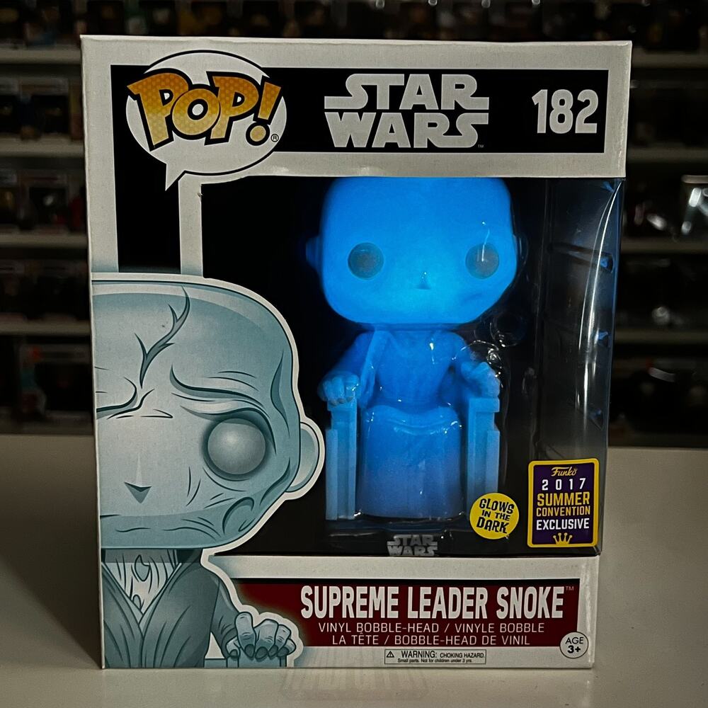 Funko Pop Star Wars Supreme Leader Snoke Glow SDCC 182 6 Inch Toy Vinyl Figure